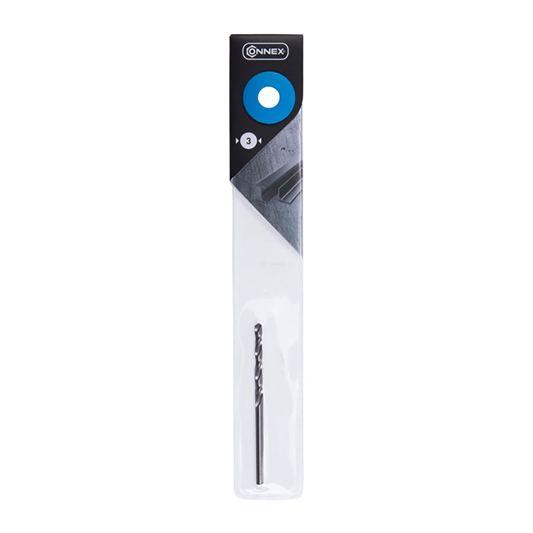 Broca para Metal HSS Profi 3 mm DIN Aço brilho-3