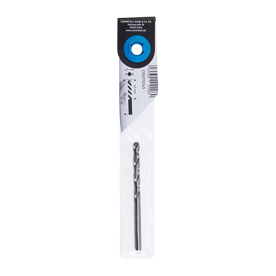 BROCA METAL HSS PROFI 4,5MM DIN Acero brillo-2