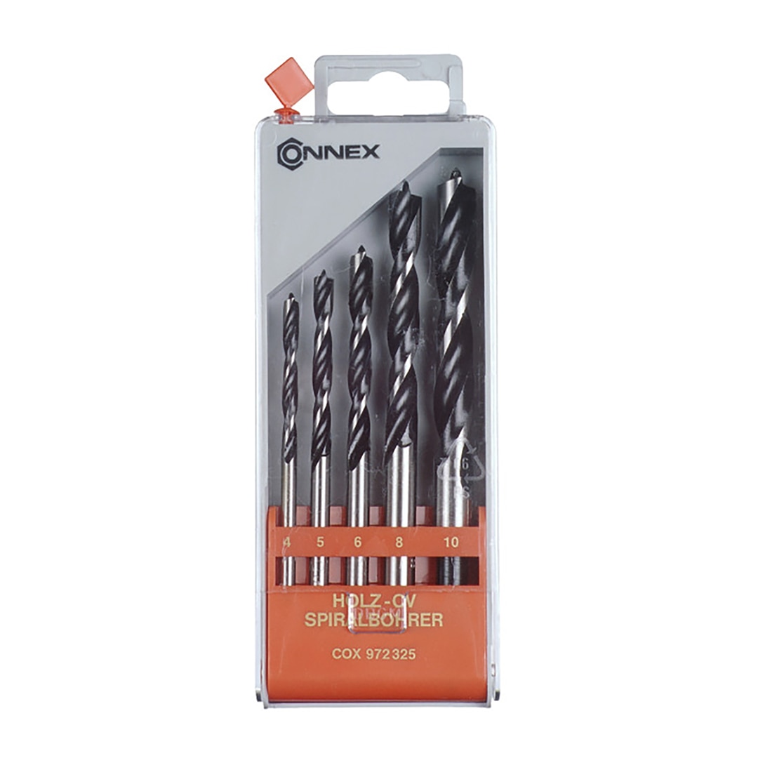 Imagen 0 de JUEGO BROCAS MADERA 4-10 MM 5P