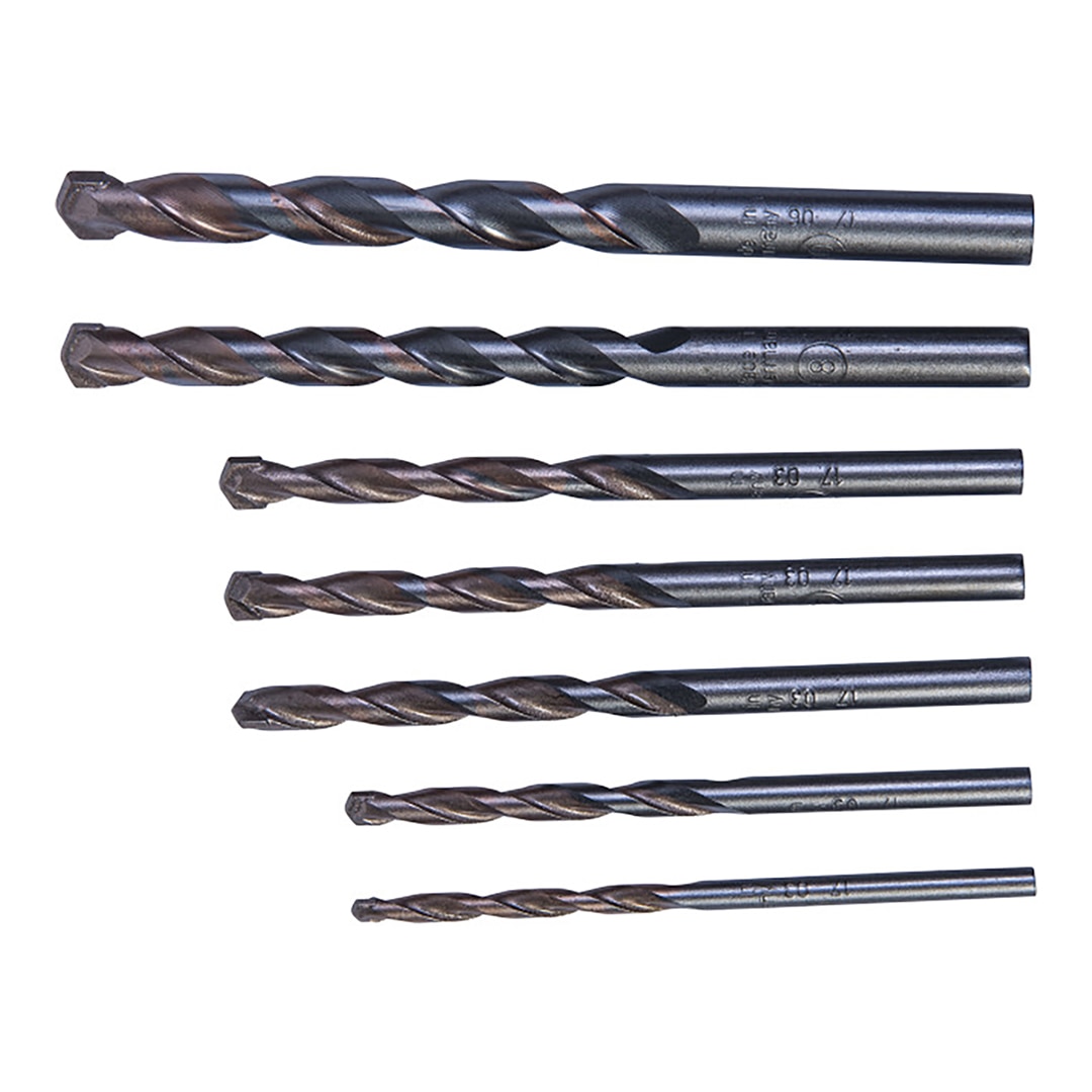 Imagen 0 de SET BROCAS HORMIGON 4-12MM 7 PZ