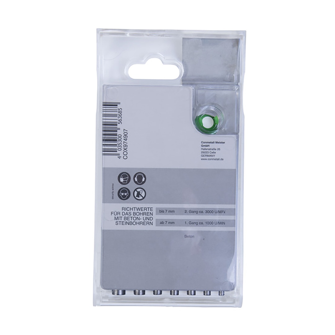 SET BROCAS HORMIGON 4-12MM 7 PZ Acero brillo-3