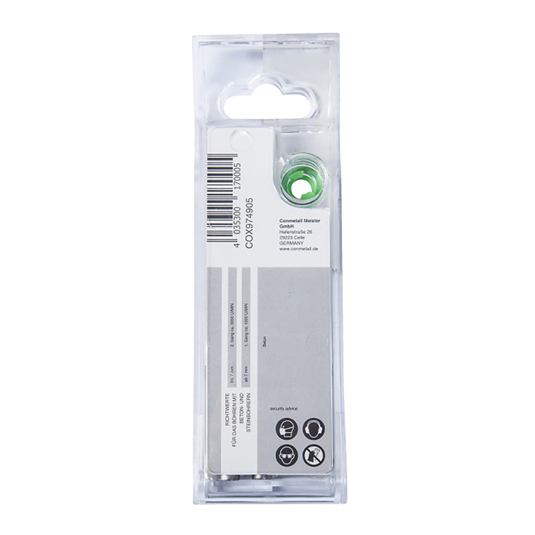 Conjunto de Brocas para Betão 5-10 mm, 4 Peças Aço brilho-2