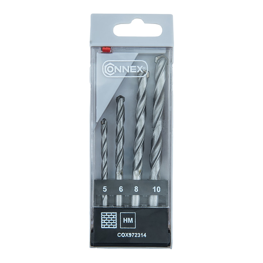 SET BROCAS PIEDRA 5-10MM 4PZAS Acero brillo-2
