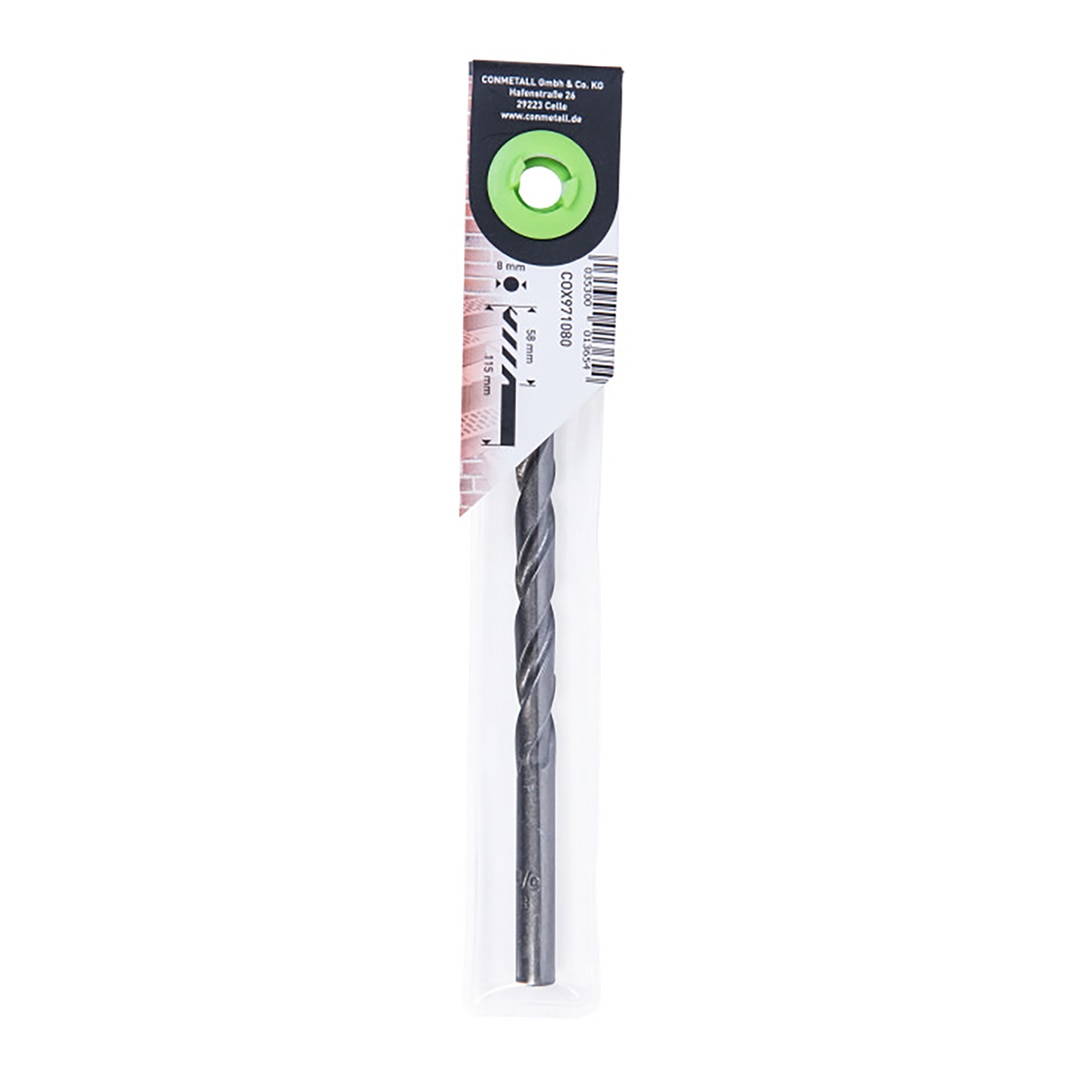 BROCA PIEDRA DIN 8039 8 MM Acero brillo-3