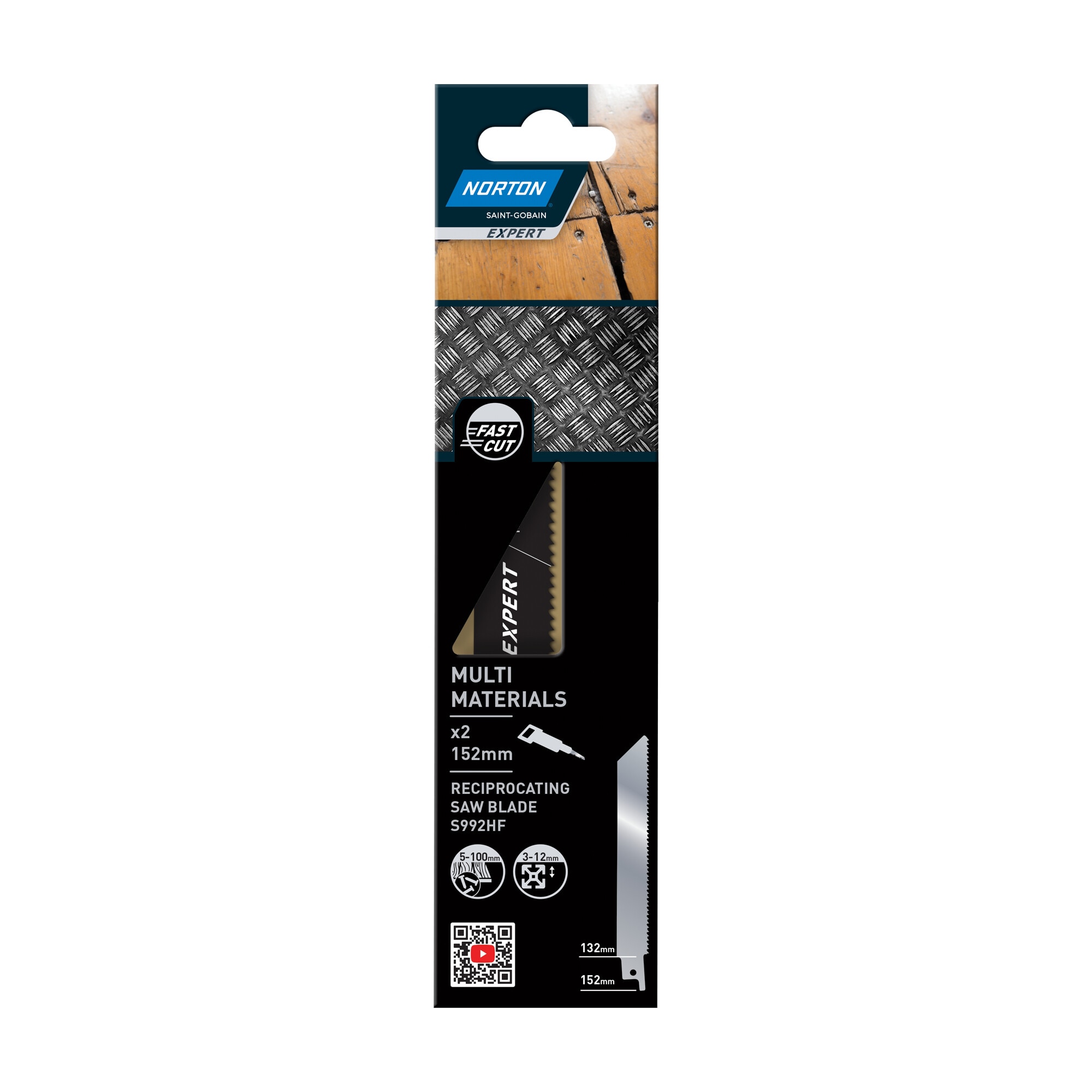 Hojas de Sierra para Multimateriales 152 mm Azul-2