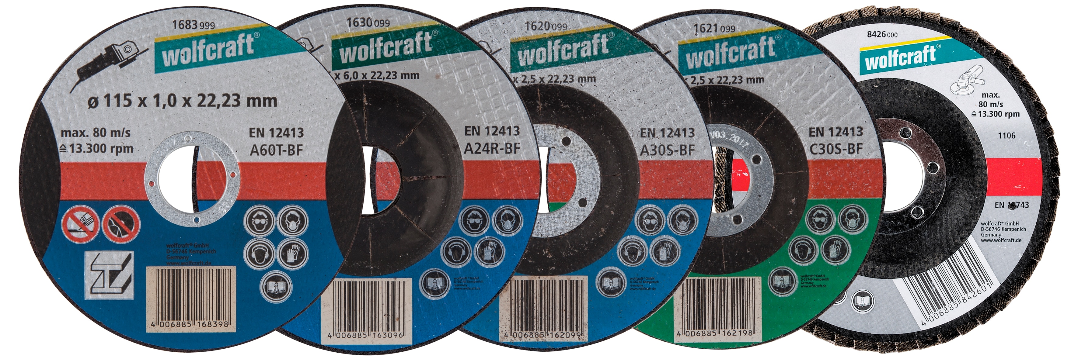 Imagem 0 de Conjunto de Corte para Rebarbadora - Ø 115