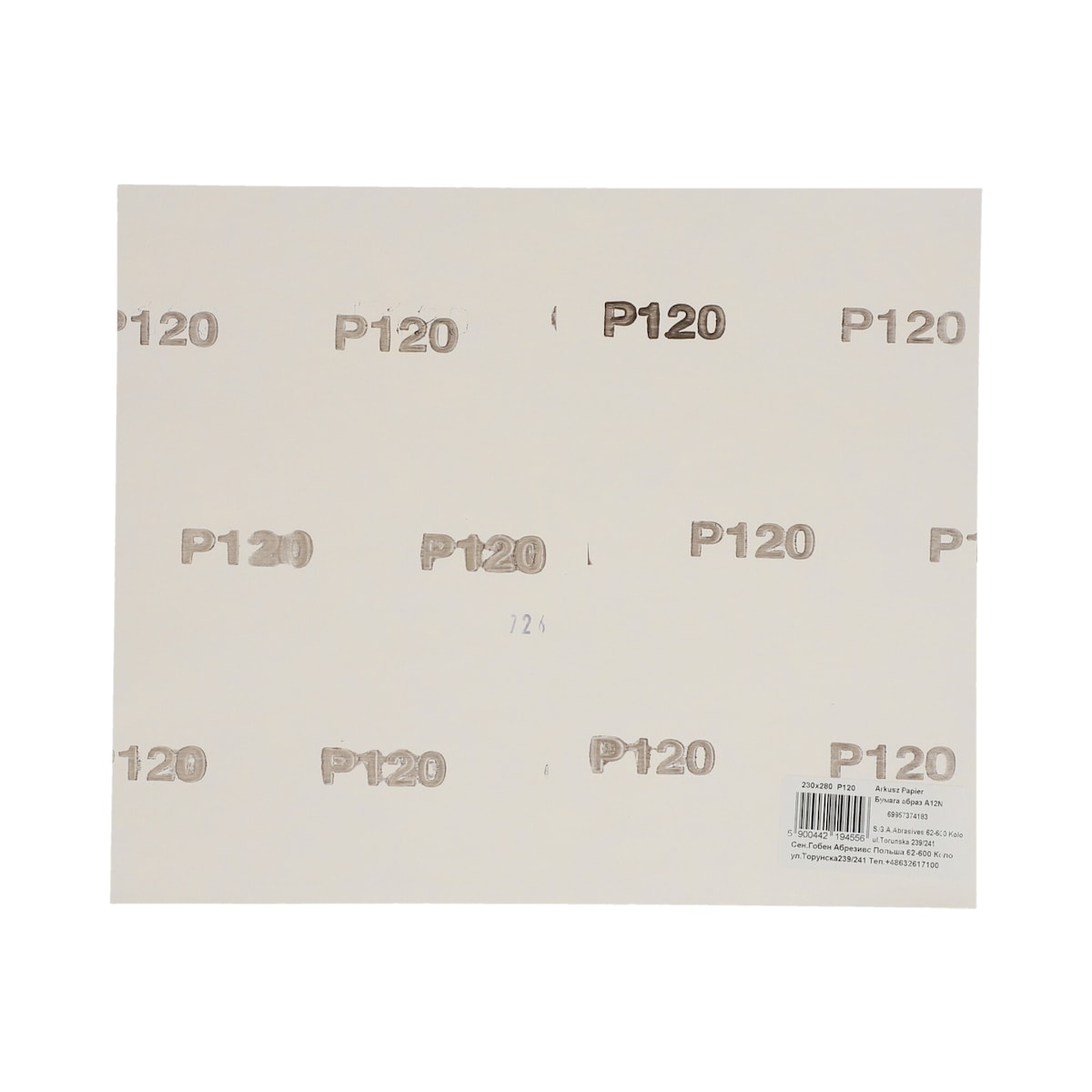 Hojas Lijado de Óxido de Aluminio para Uso General acabado Azul-2