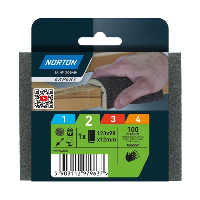 Imagen 0 de Esponja lija 2 Caras para Lijado 123 mm