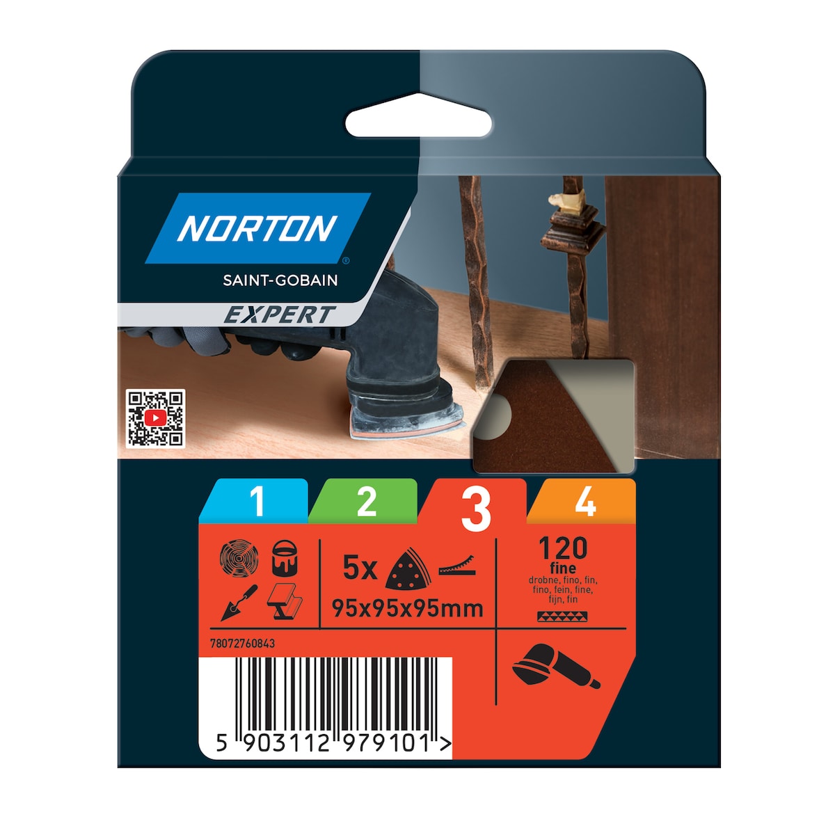 Norton Expert - Lote De Bandas De Lija (2 Unidades, 100 X 560
