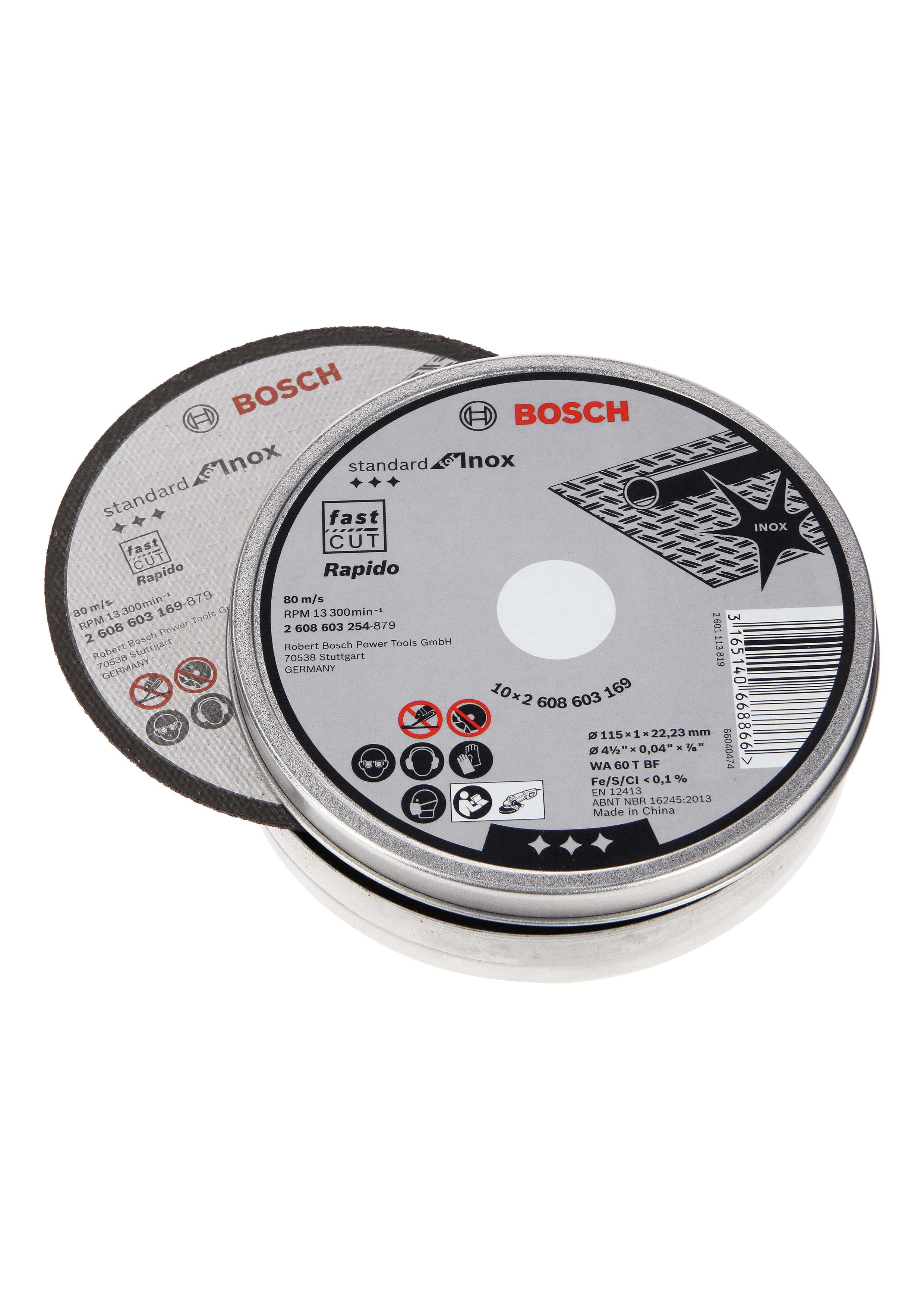 Disco Standard (x10) - Ø 115 mm 2