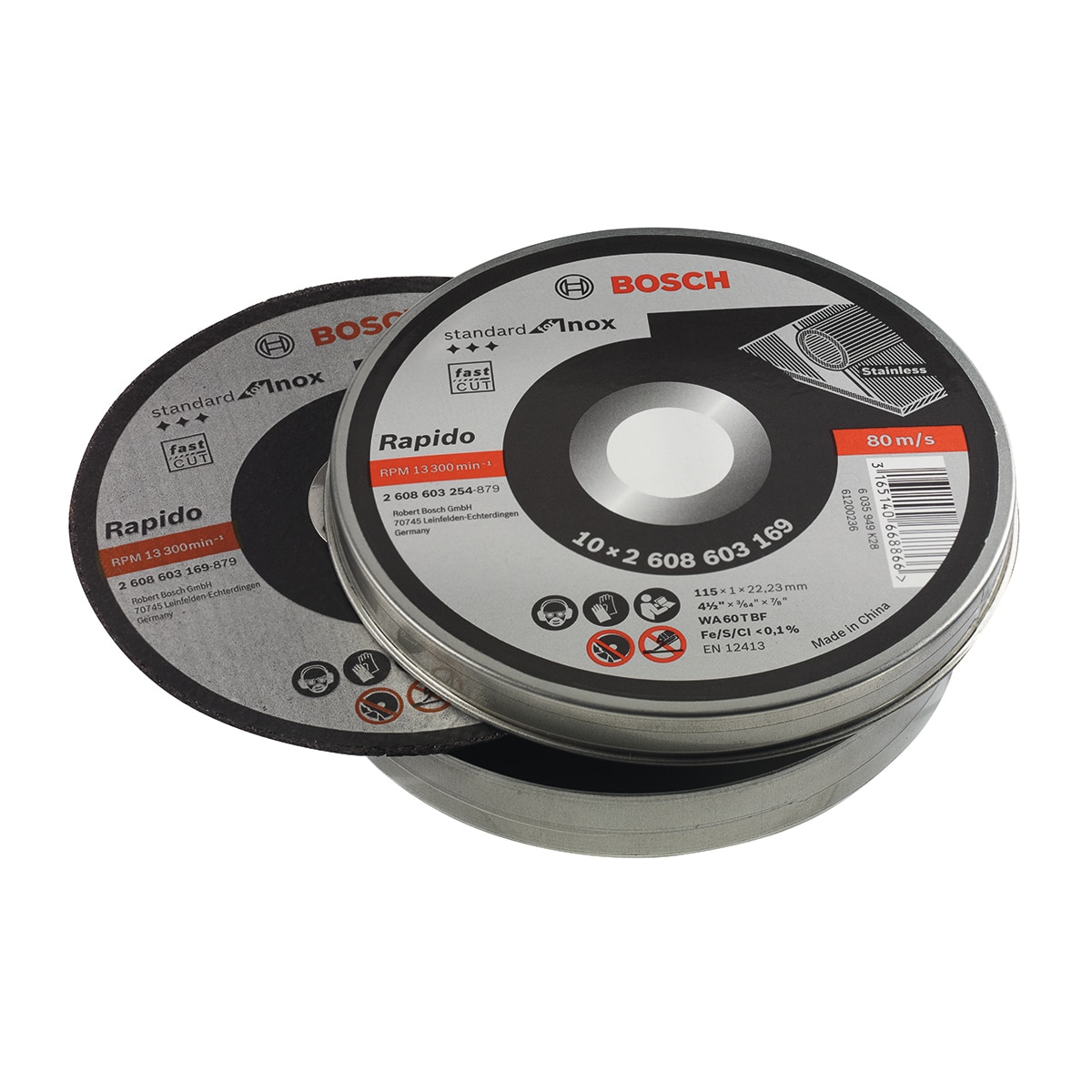 Disco Standard (x10) - Ø 115 mm 3