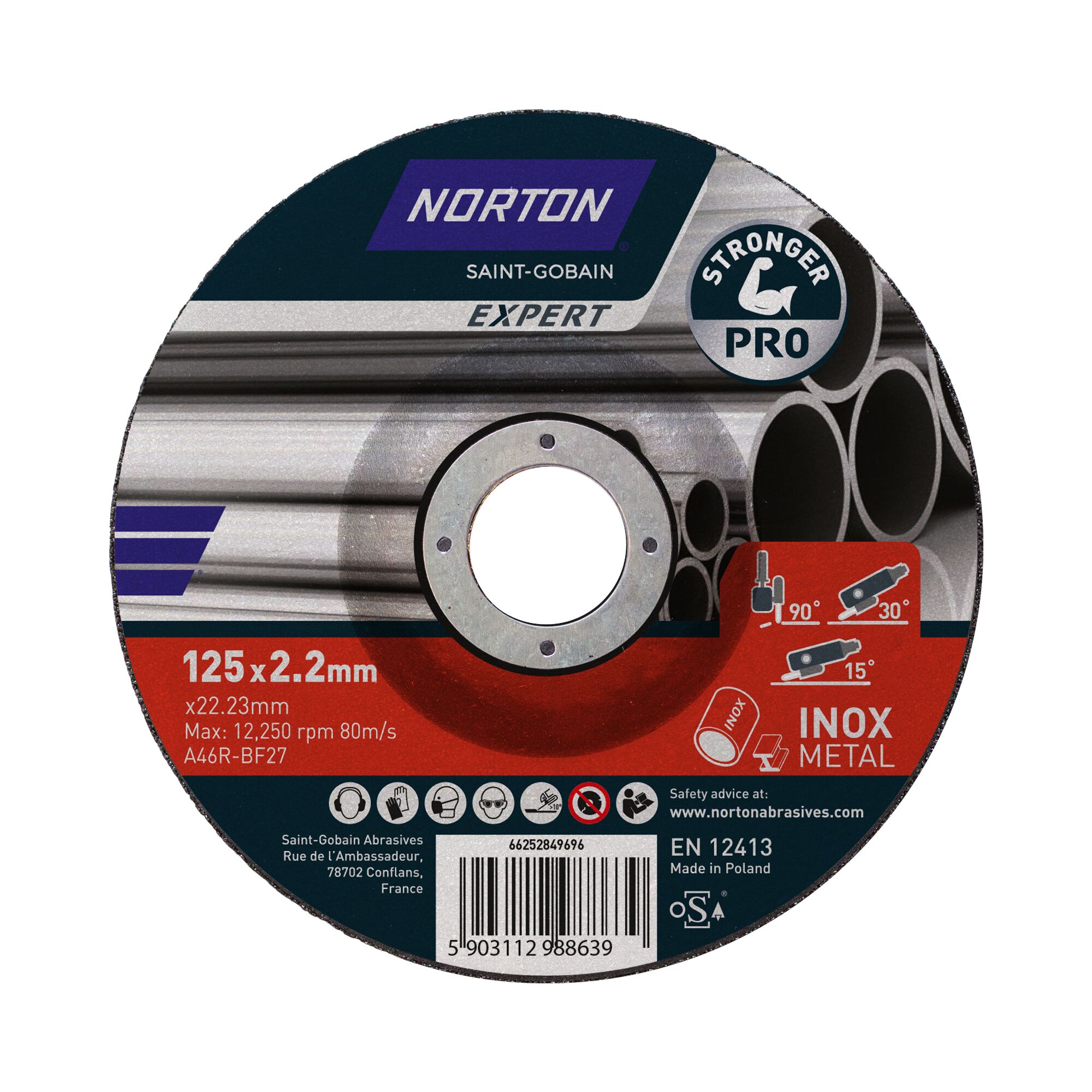 Imagem 0 de Discos Pro de Corte e Desbaste Extra Seguros para Aço e Inox
