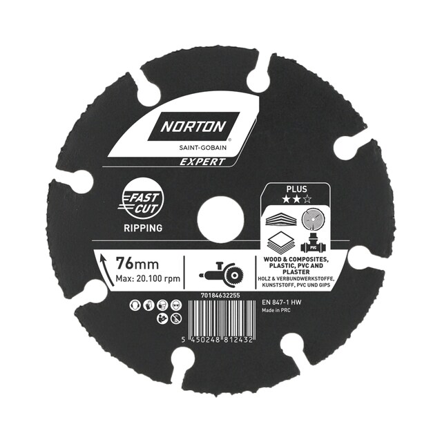 Imagen 0 de Discos Diamantados de Corte Multimateriales76 mm