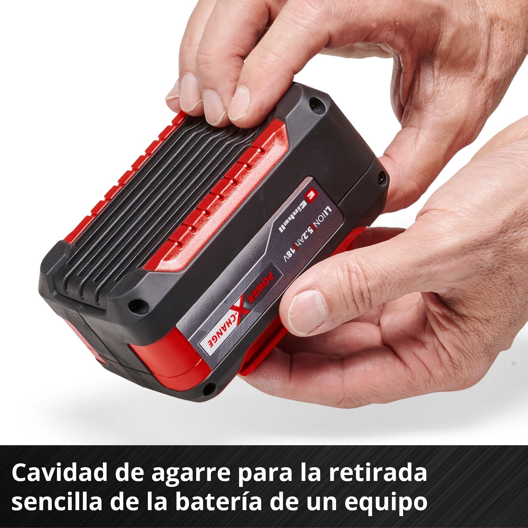 Kit: Cargador Power-X 18V + Barería repuesto 5,2 Ah Rojo-6