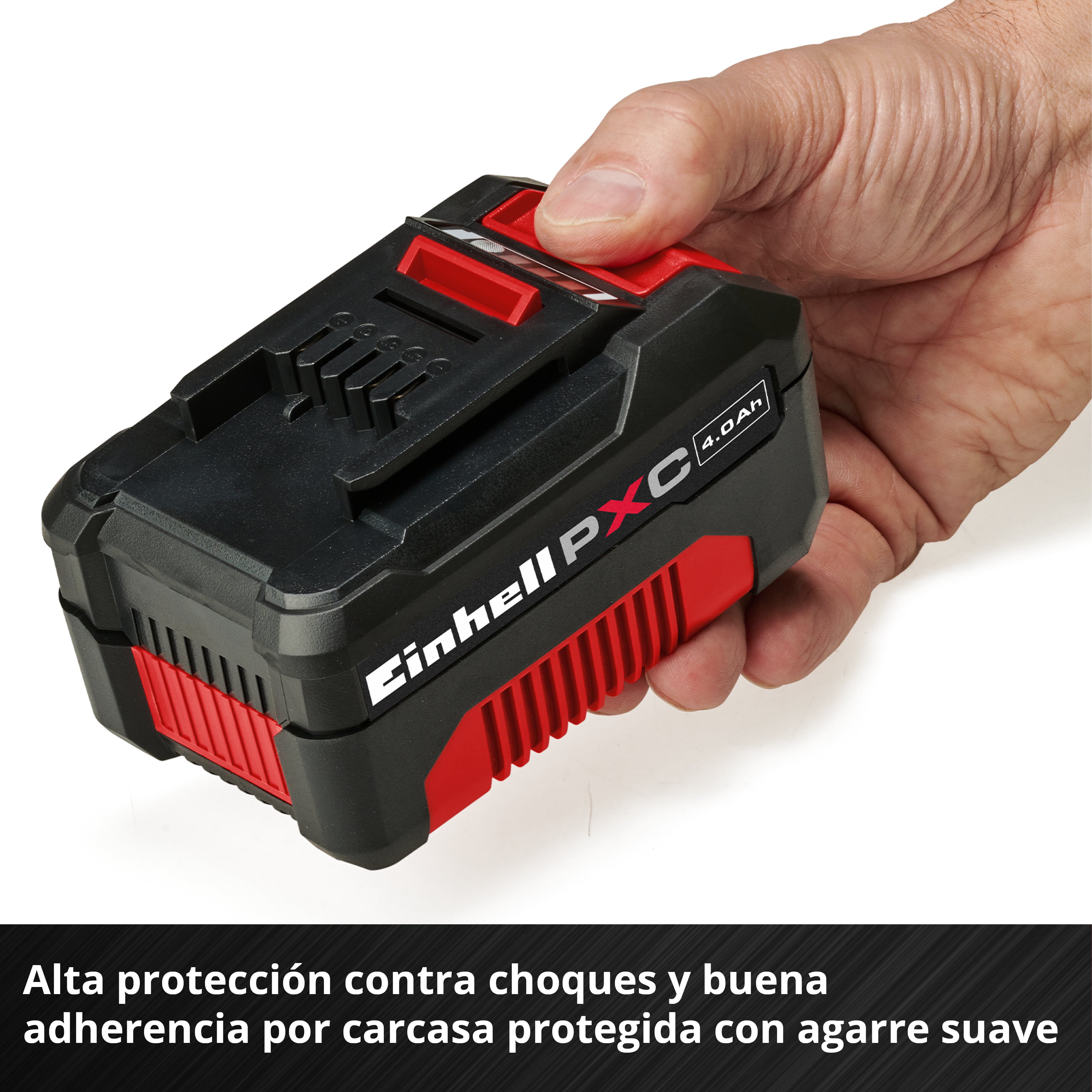 Starter Kit 2 baterías x 4.0 Ah + Cargador doble Rojo-5