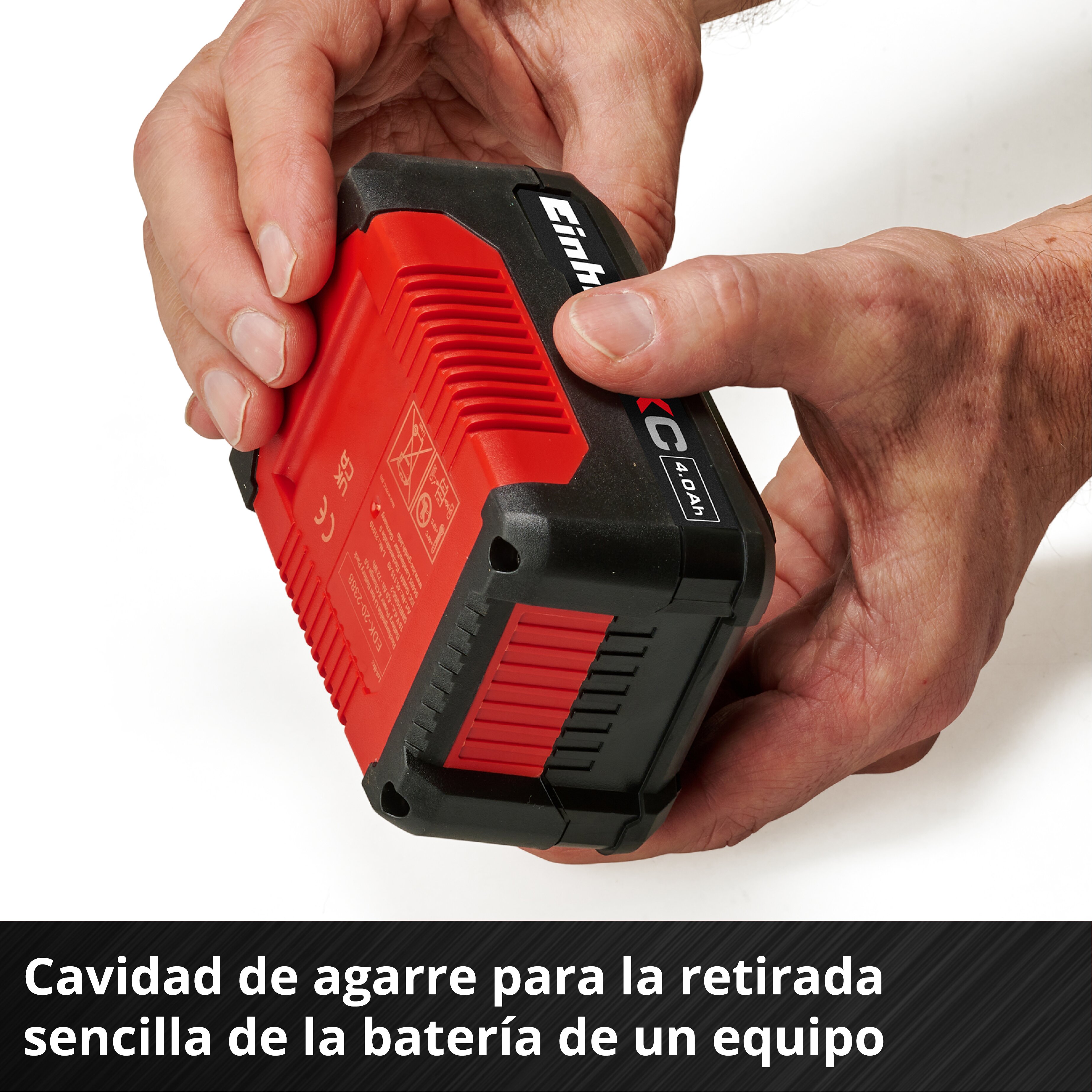 Starter Kit 2 baterías x 4.0 Ah + Cargador doble Rojo-6