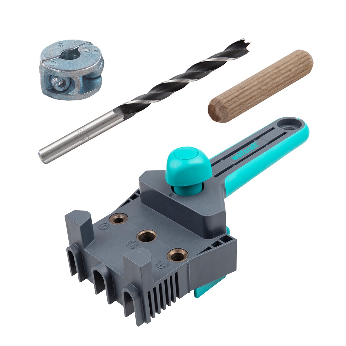 Wolfcraft – Juego de Realizado de Uniones con Espigas.