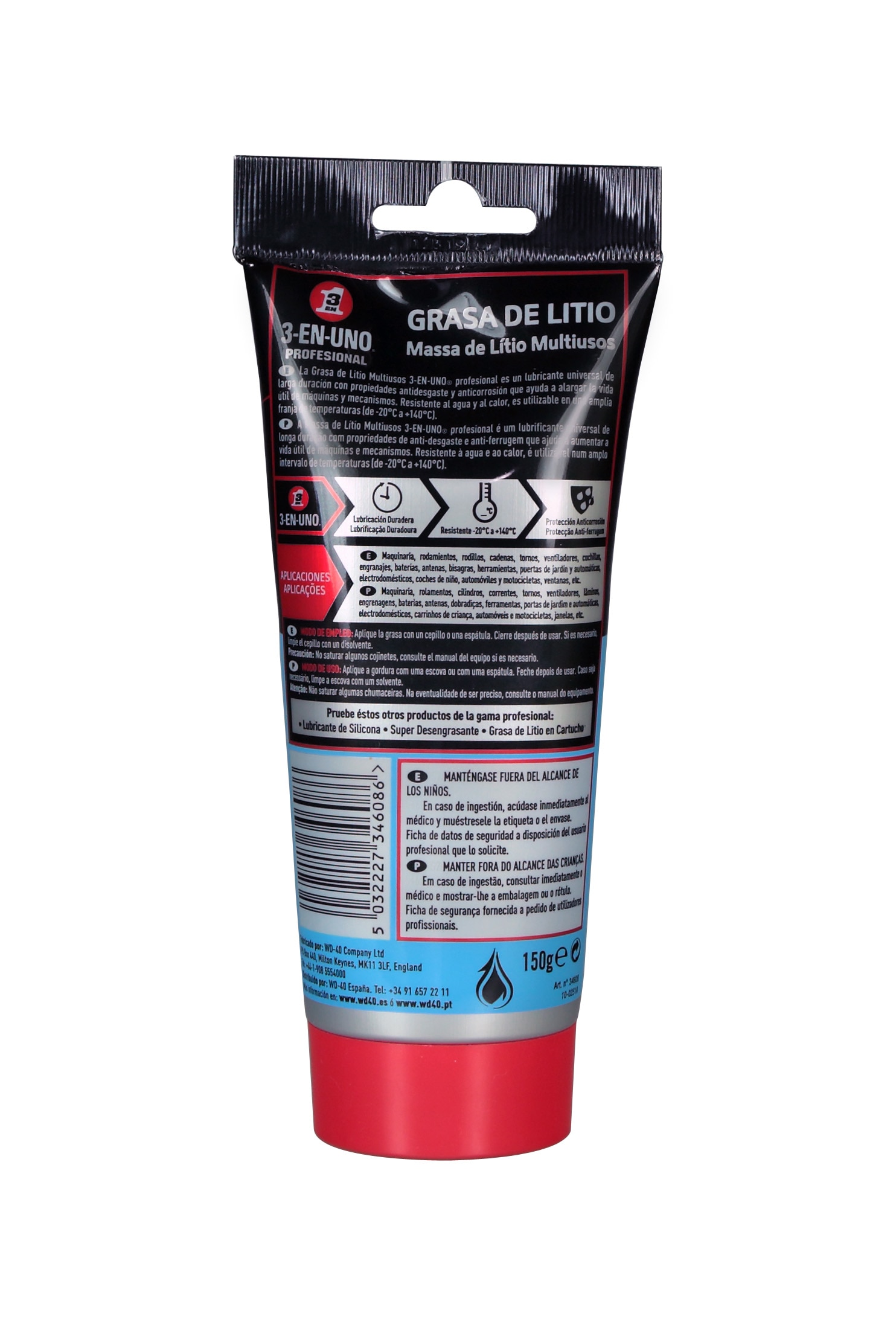 Grasa de Litio Multiusos de Tubo 150 g Caramelo-2