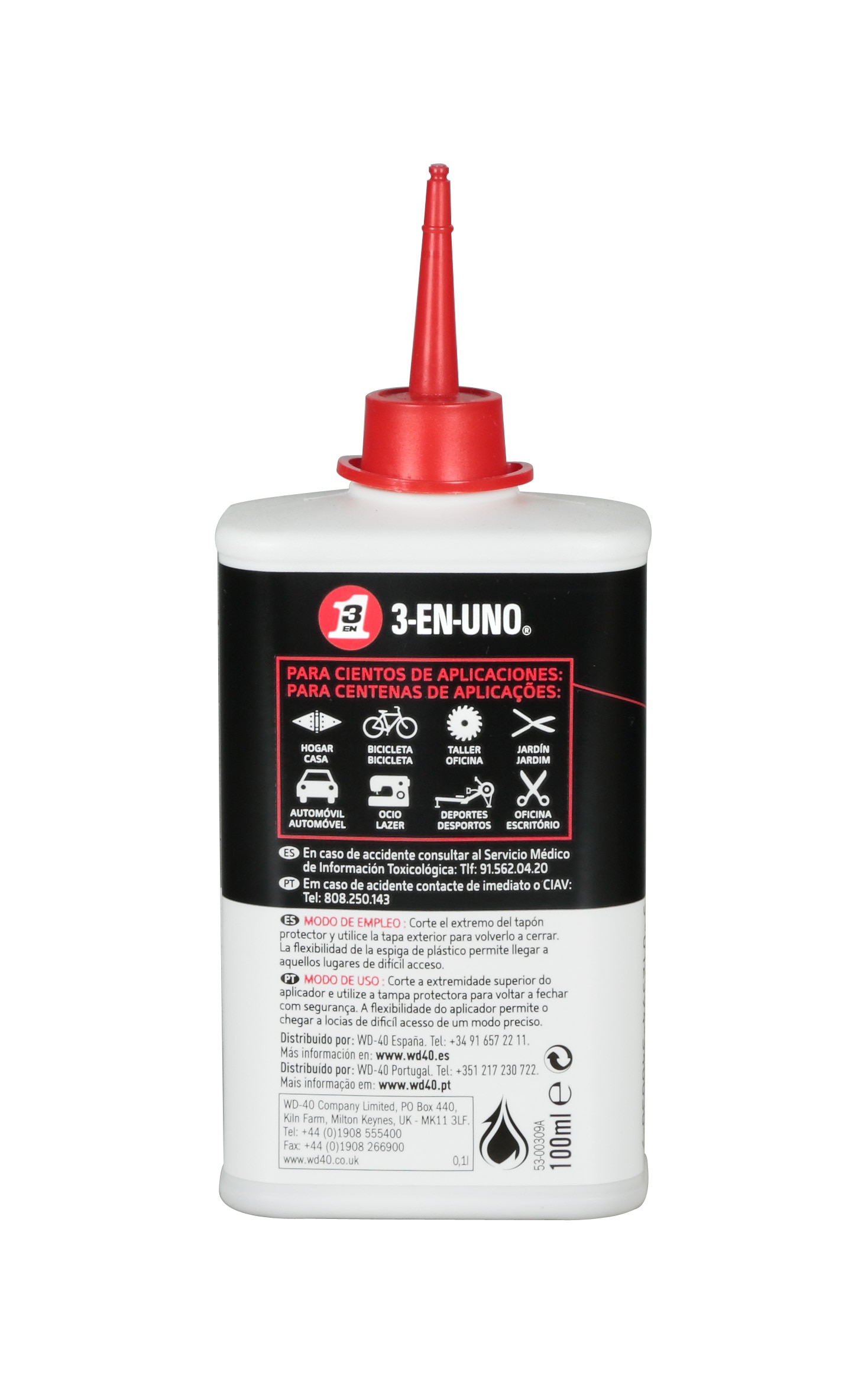 Conta-Gotas de Óleo - 100 ml Incolor-3