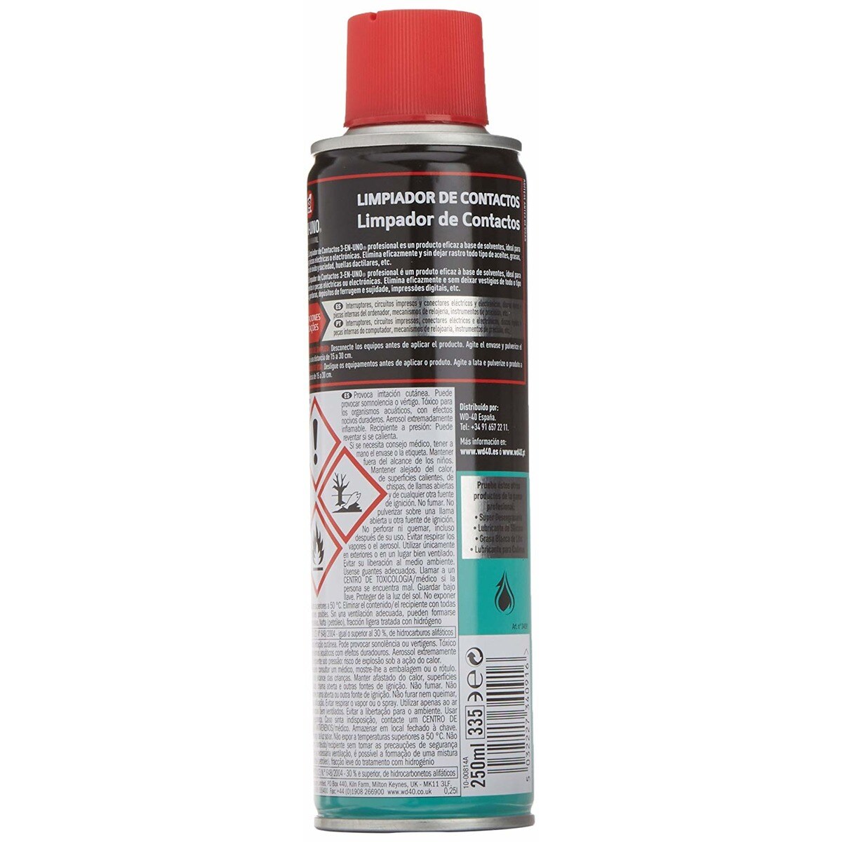 Limpiador de Contactos Spray 250 ml 2