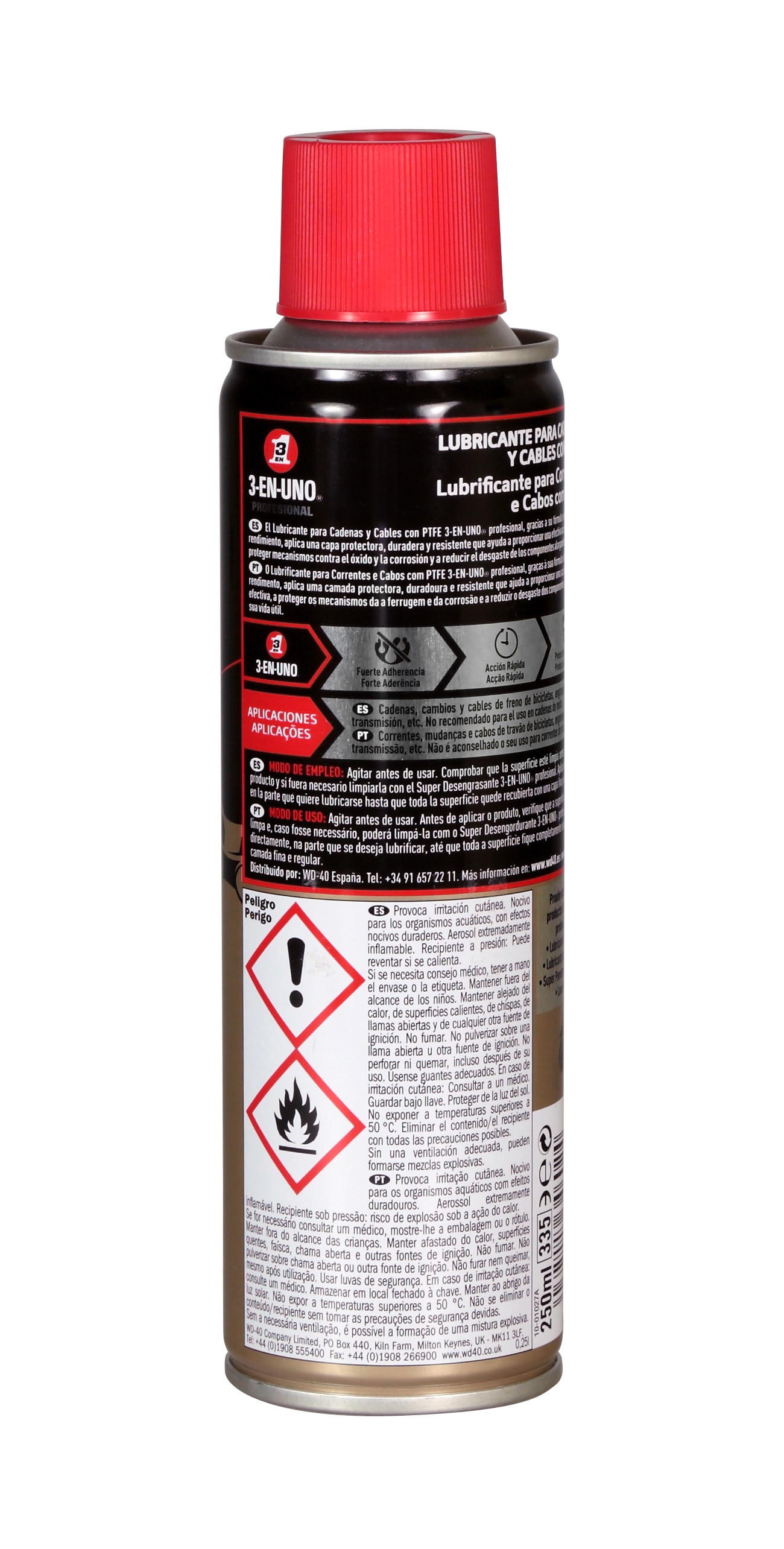Lubricante Cadenas Spray 250 ml 2