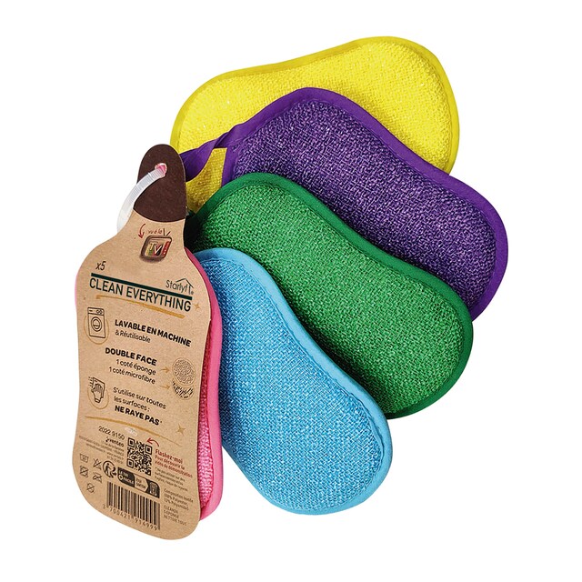 Imagen 0 de Súper Esponjas Multiusos Limpiatodo de Doble Cara 5 Uds
