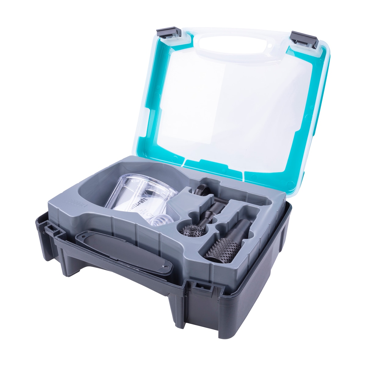 Wolfcraft – Set Mecanizado Madera Amoladora Angular.