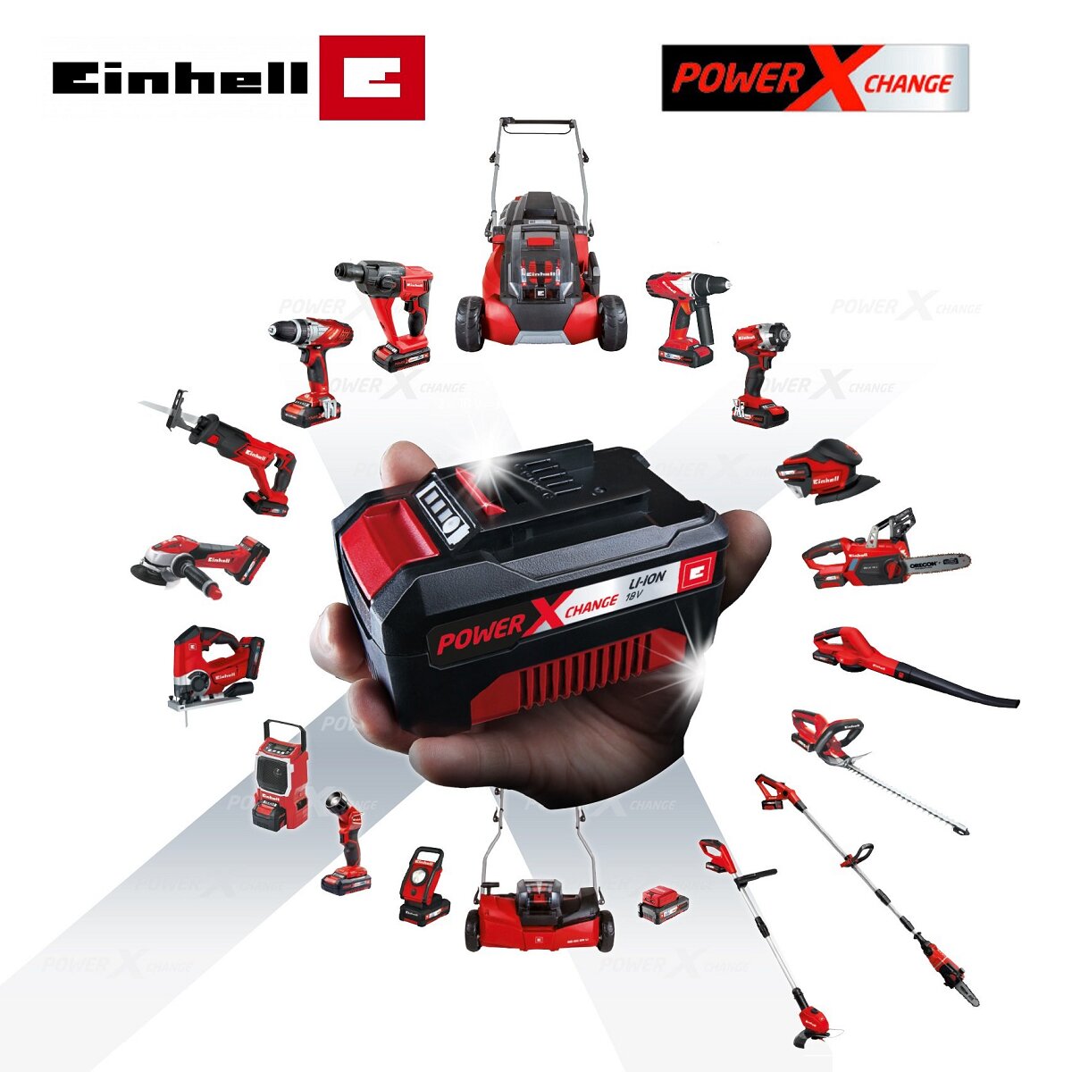 Batería Repuesto Power X-Change 18V Rojo / Negro-2