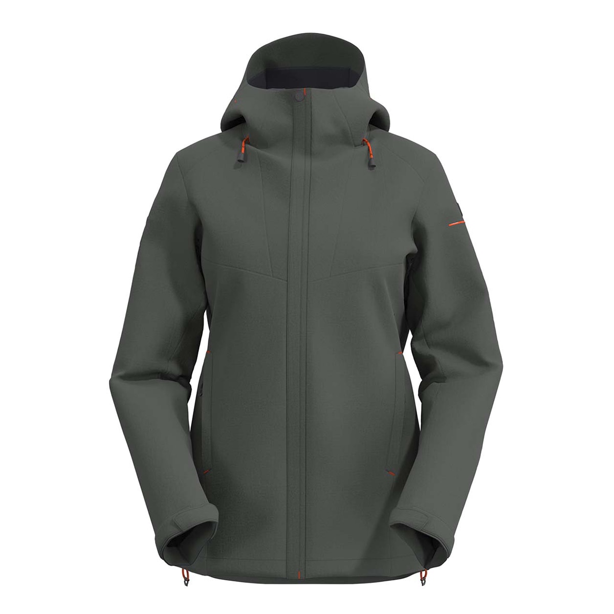 Imagen 0 de Chubasquero Biduze Jkt Verde oscuro para Mujer