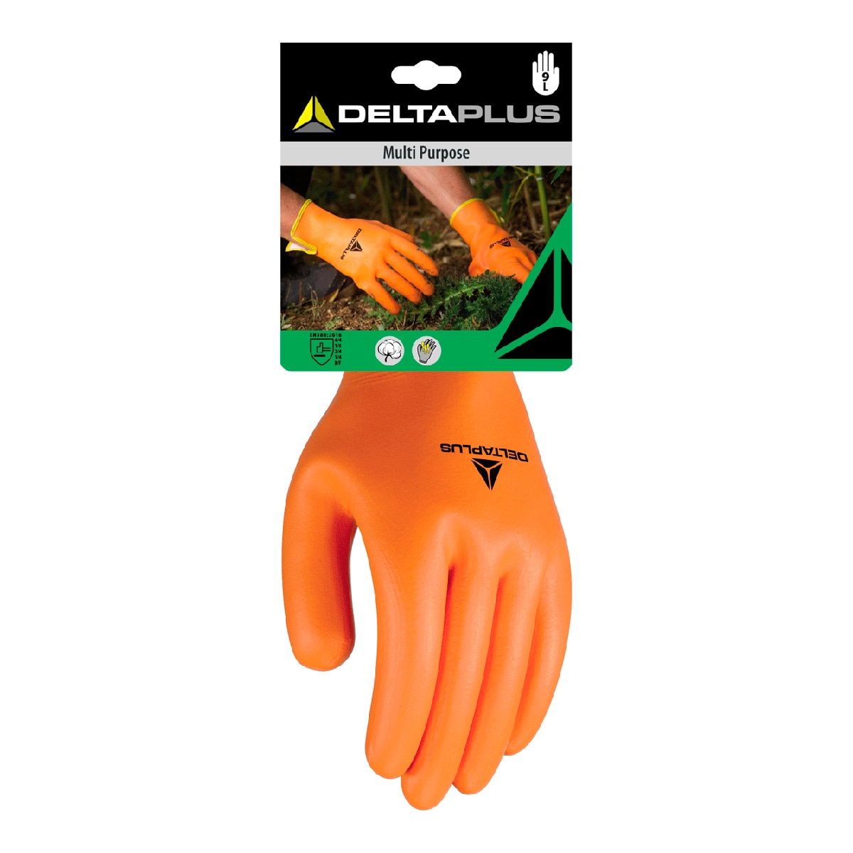 Guante Estanco de Nitrilo Naranja-3