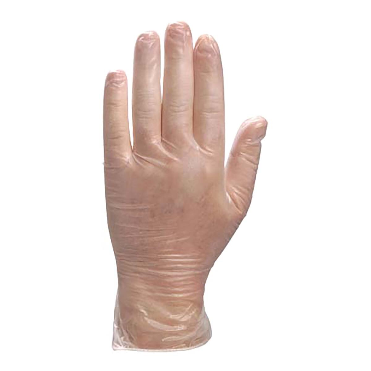 DELTAPLUS – Guantes Desechables Transparentes DPV1371 10 Uds.