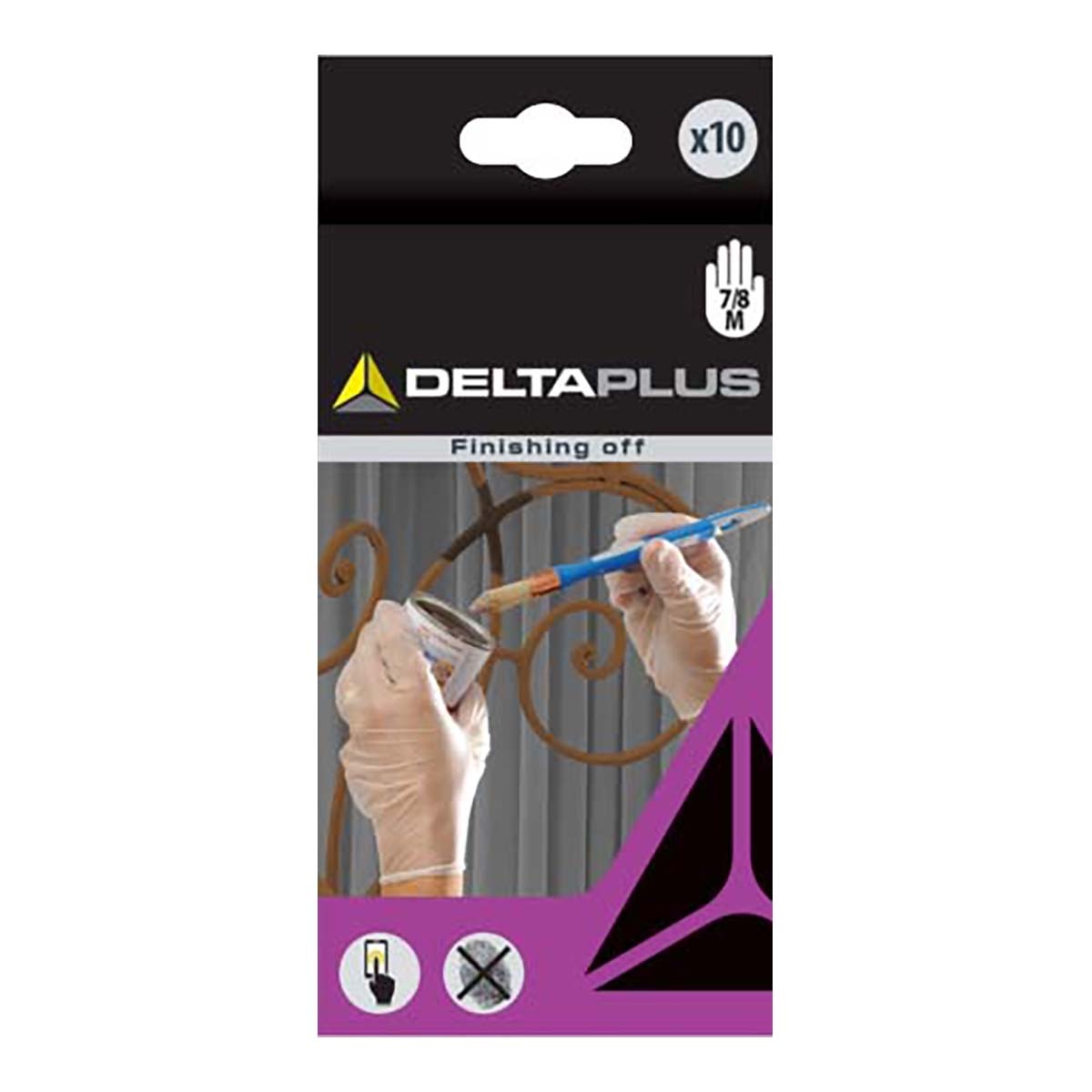 Guantes Desechables Transparentes DPV1371 10 Uds Incoloro-2