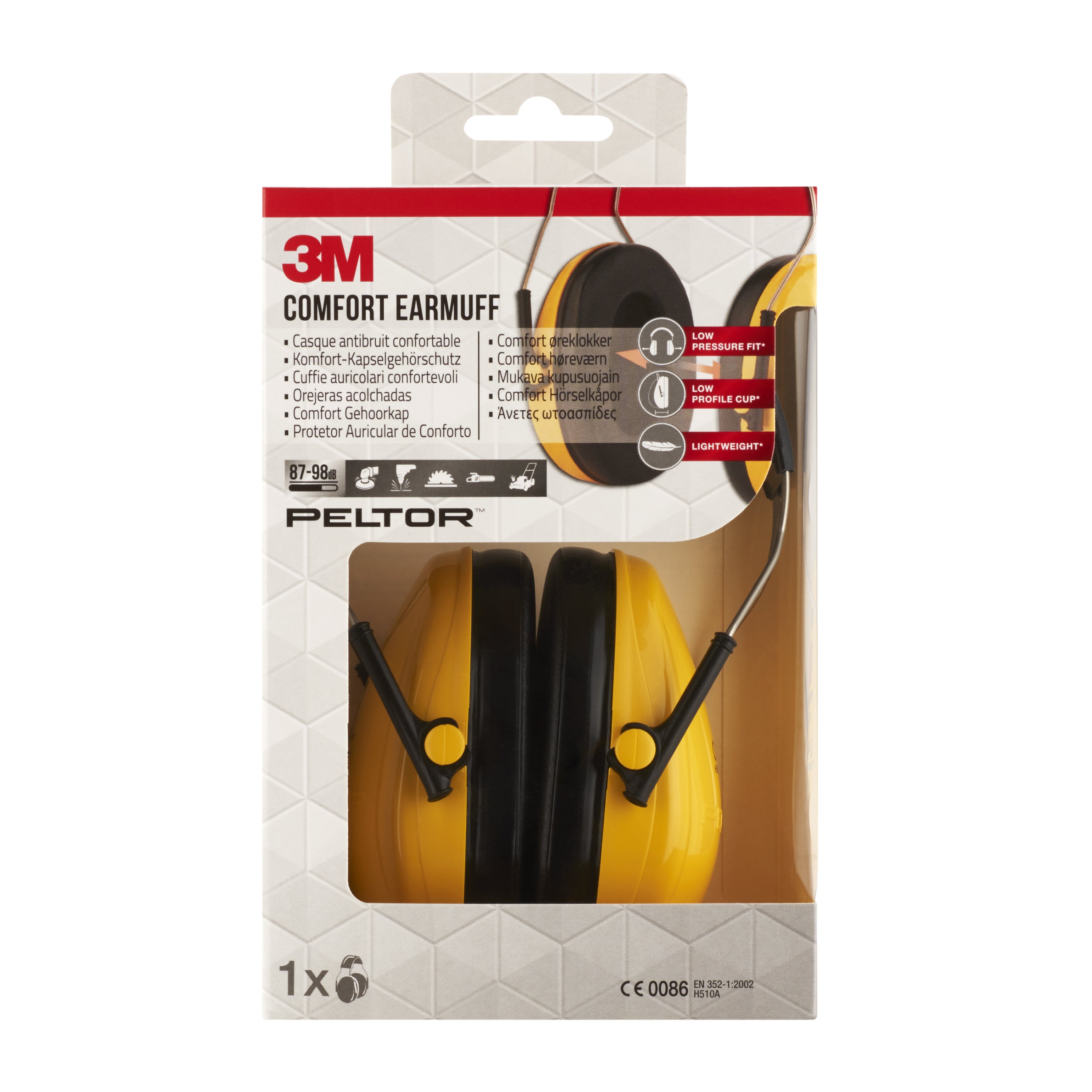 Cascos Auriculares Bajo Mantenimiento Amarillo-2