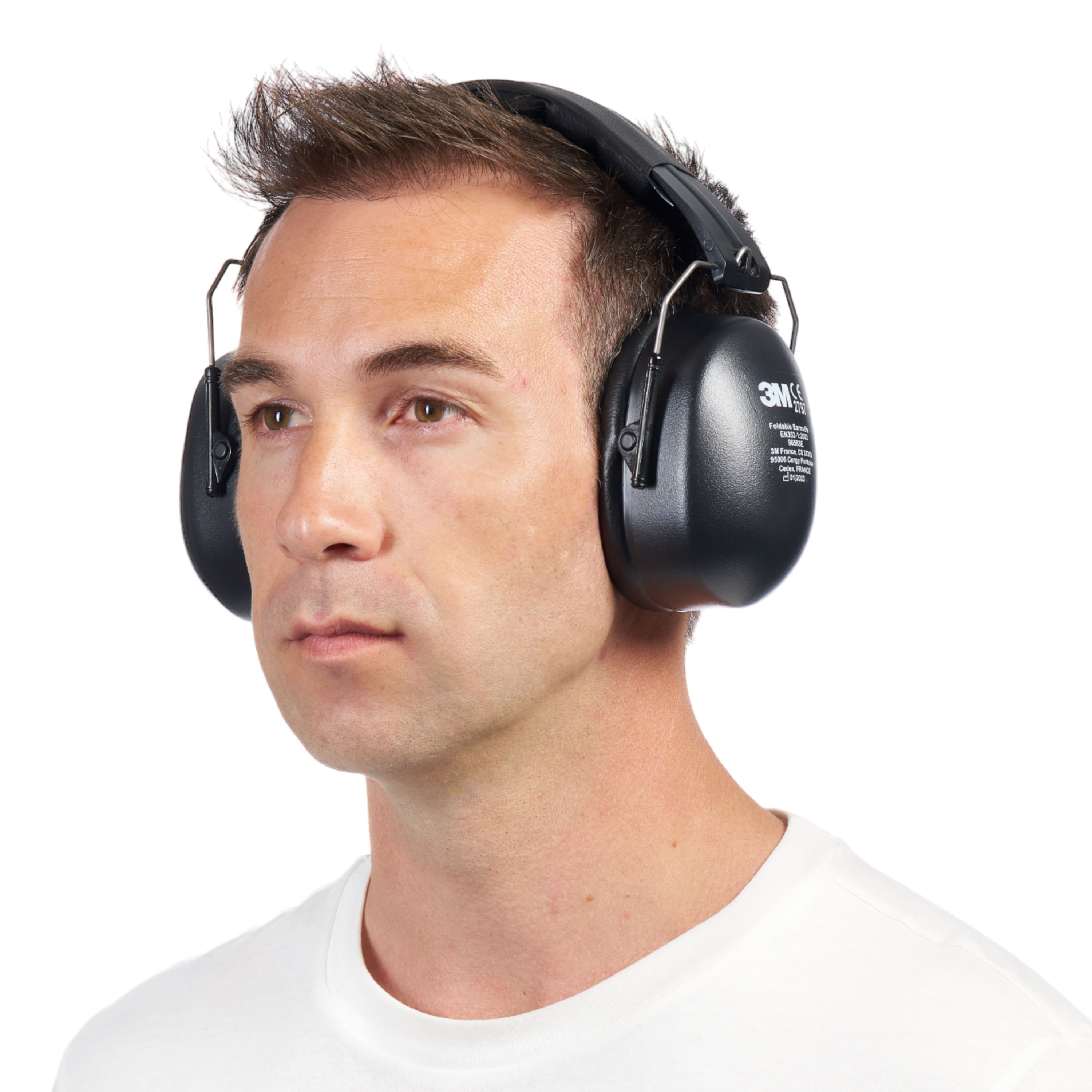 Orejeras con diadema 3M™ plegables 90563E Negro-3