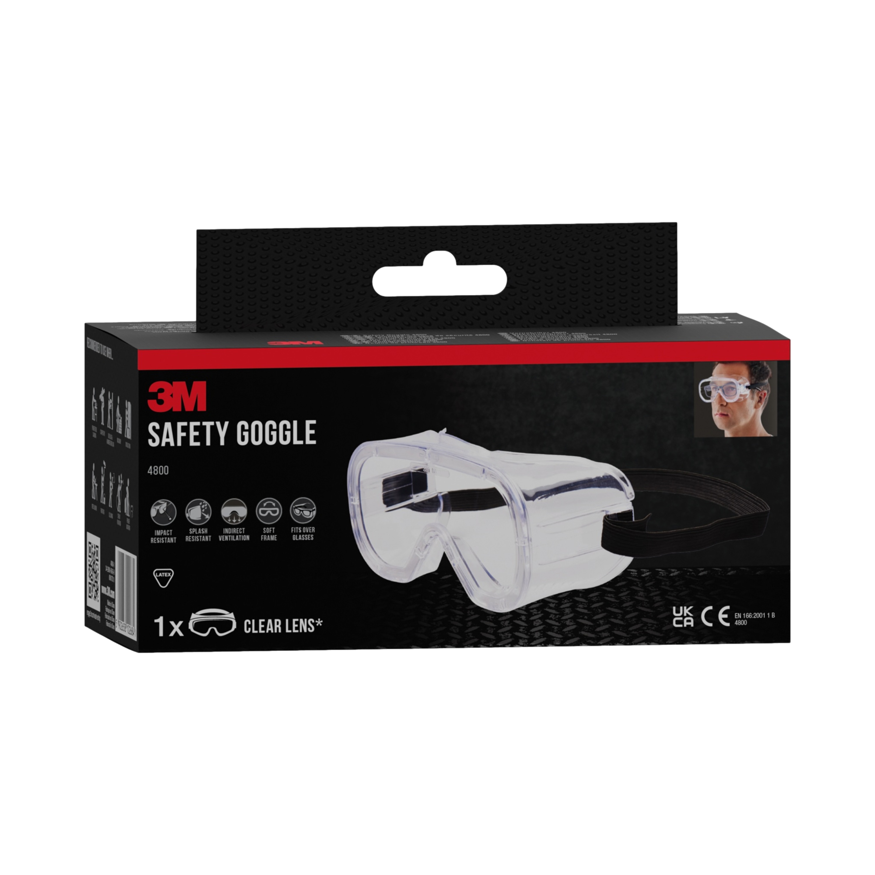 Óculos Proteção Total Extra Transparente-3