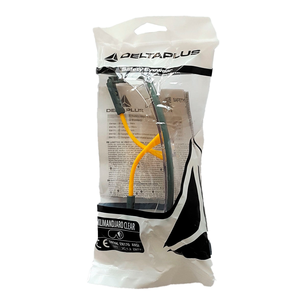 Gafas Seguridad UV400 Kilimandjaro Clear Amarillo-2