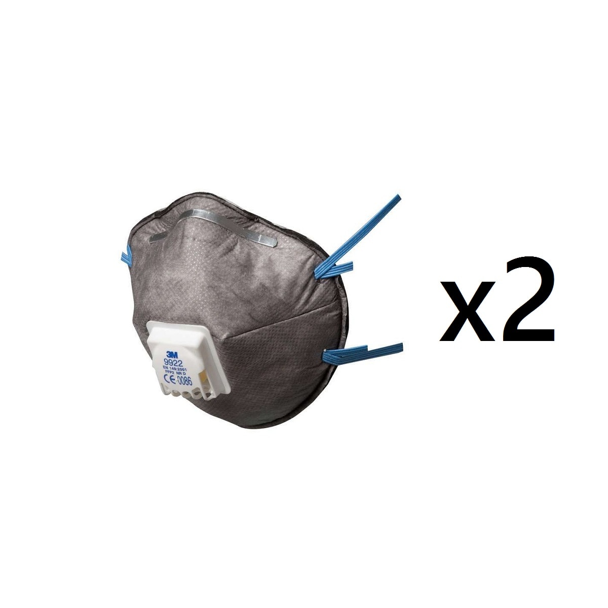 3M – Mascarilla FFP2 con Válvula – 2 Uds.