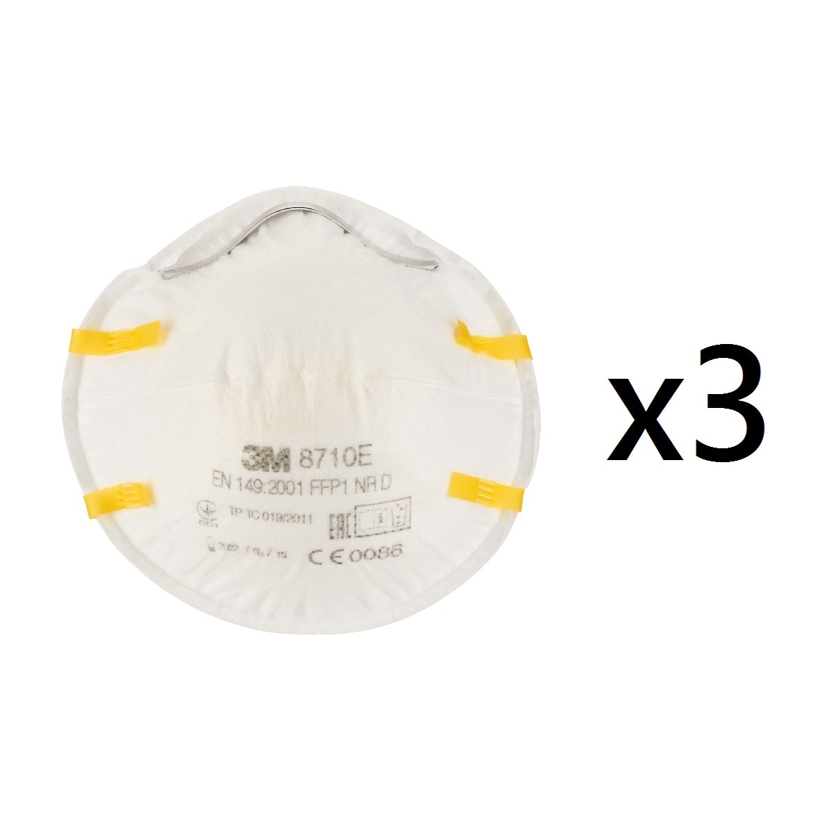 3M – Mascarilla FFP1 sin Válvula – 3 Uds.