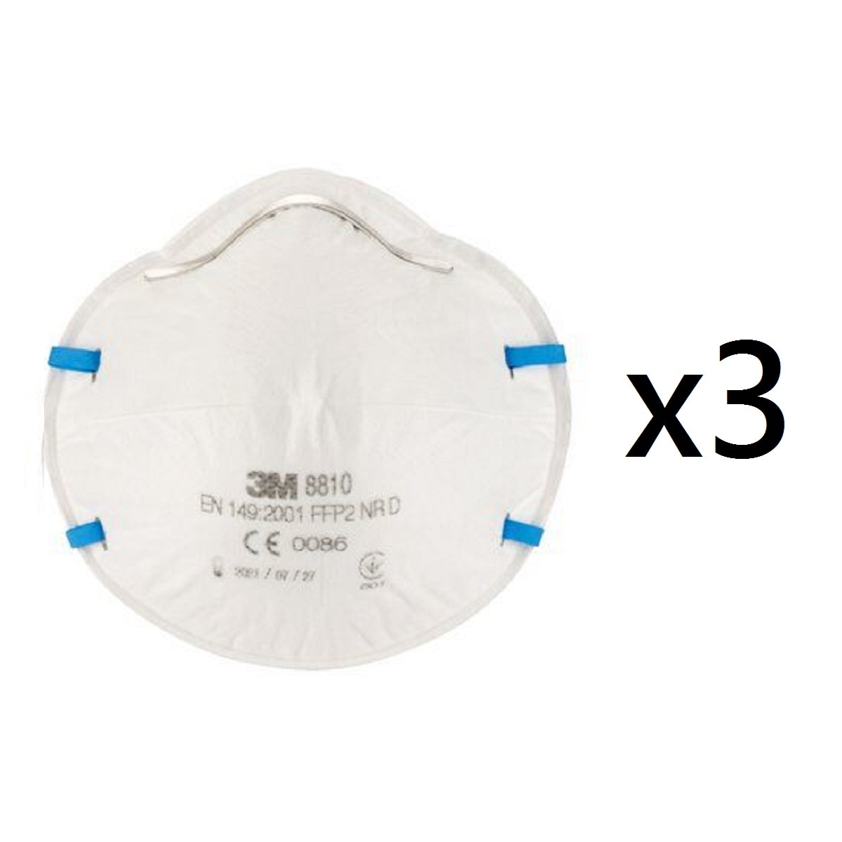 Imagem 0 de Máscara FFP2 sem Válvula - 3 Un.