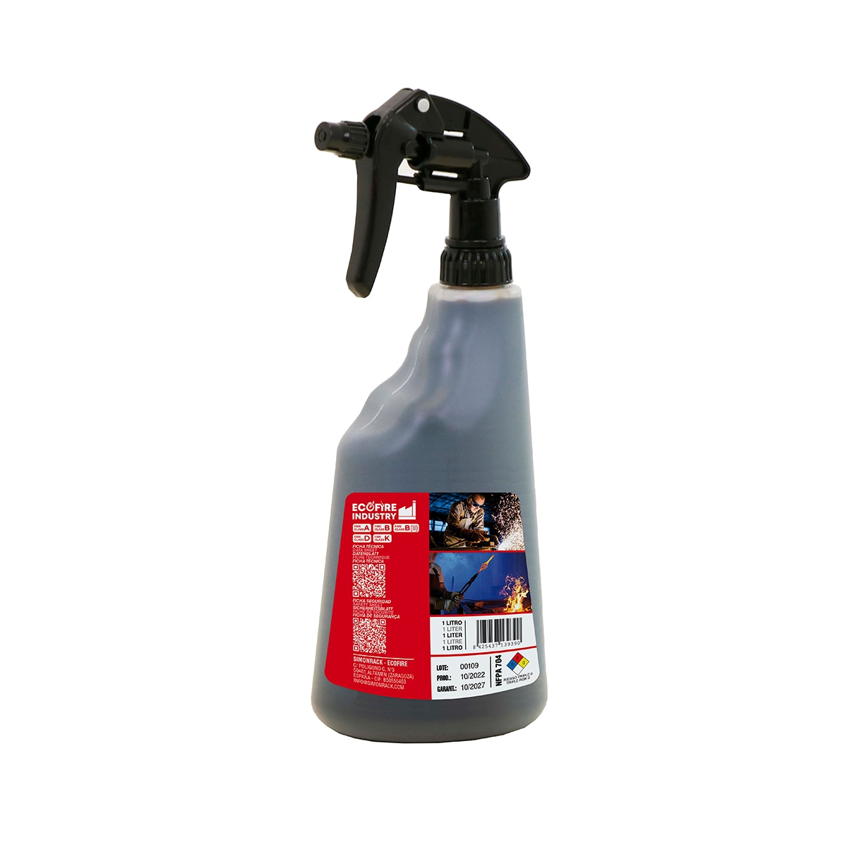 Ecofire fighting ind0001 industry 1 l Verde-3