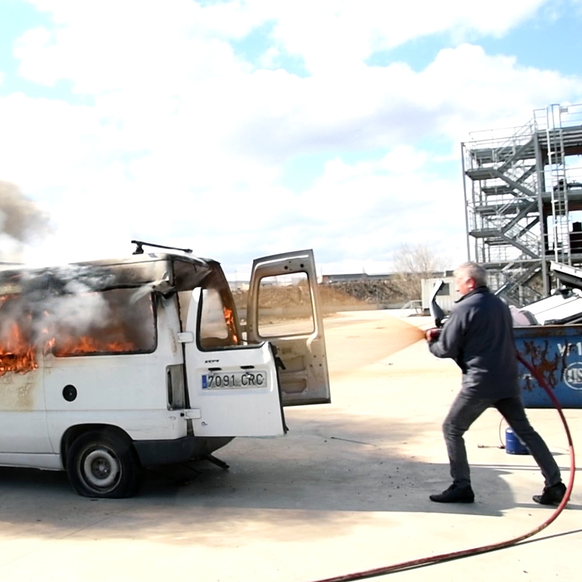 Ecofire fighting ind0005 industry 5 l Verde-7