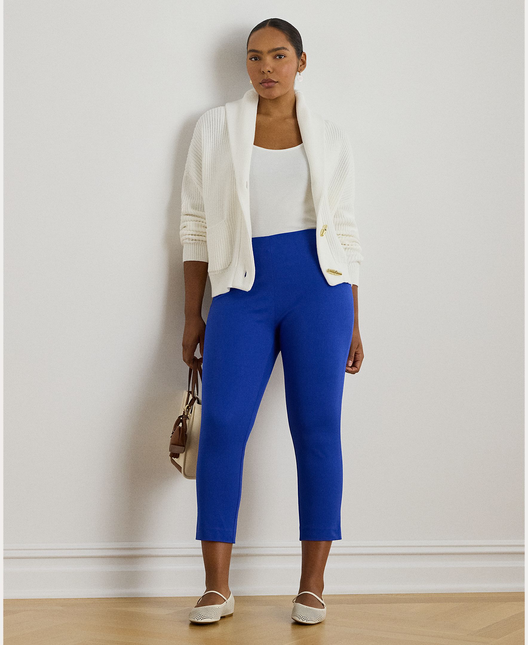 Imagem 0 de Calças Skinny de Algodão