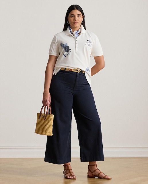 Imagen 0 de Pantalón ancho de mujer de algodón