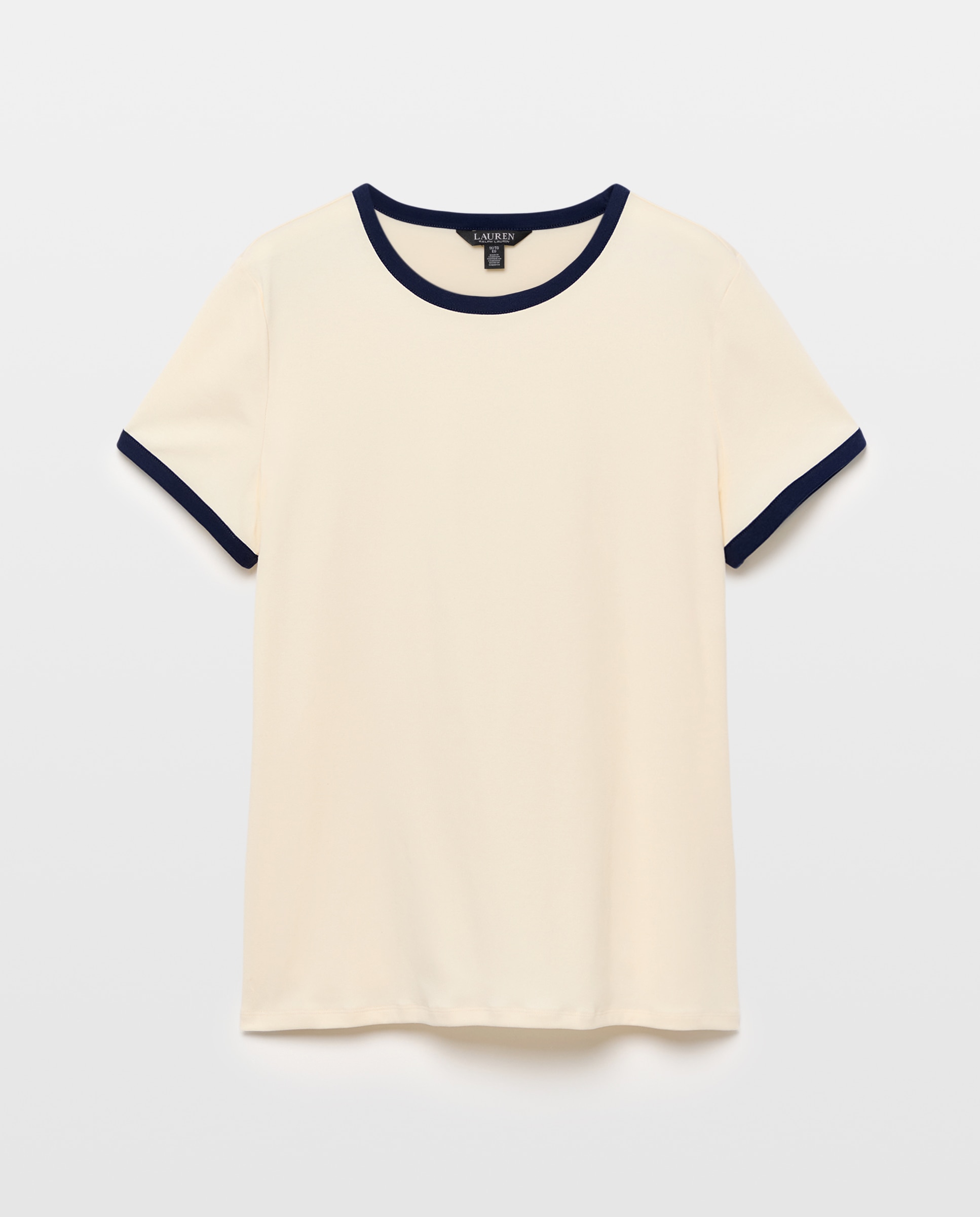 Imagem 0 de T-shirt de Algodão com Decote Redondo