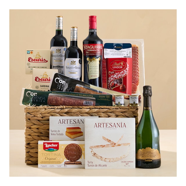 Imagen 0 de Cofre de Navidad 3 Leyenda Ibérica, Marqués de Riscal y Codorníu