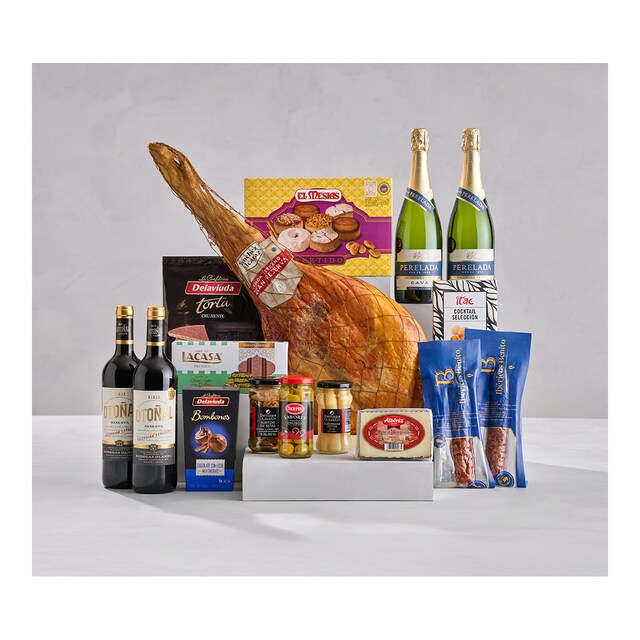 Imagen 0 de Jamonera 2 con jamón serrano Gran Reserva Sánchez Alcaraz