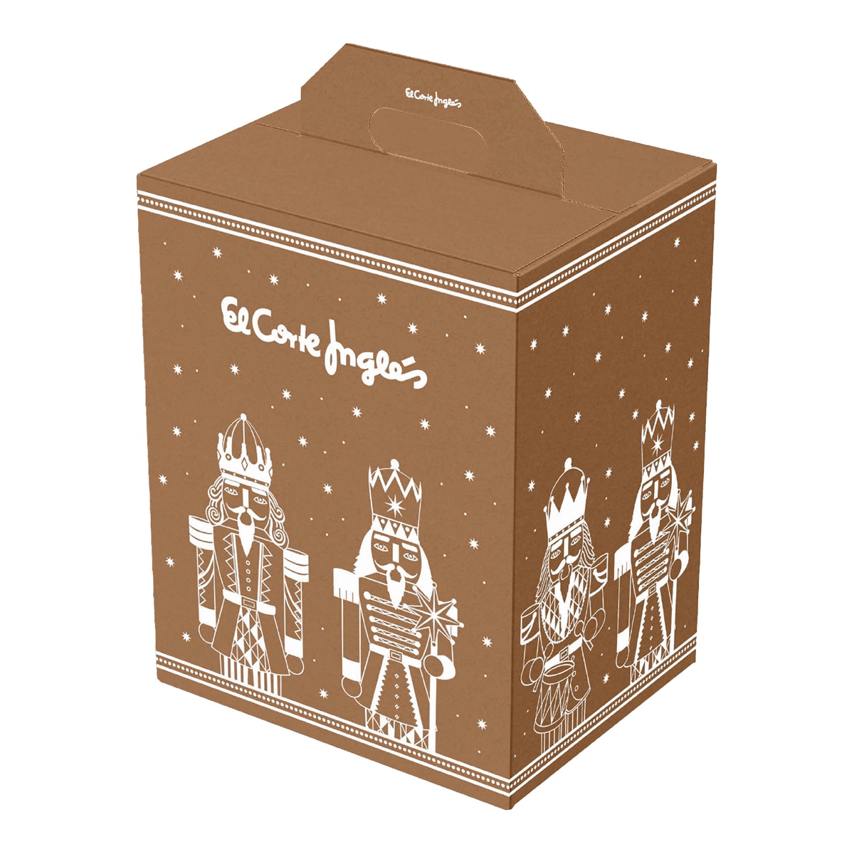 Lote de Navidad 6 Selección Estrella de la Navidad, dulces,  embutido ibérico, conservas, cava, vino y ginebra 2