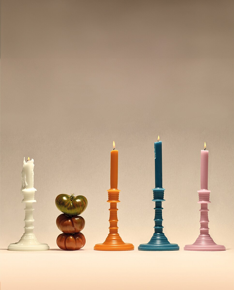Castiçal de Cera Wax Candleholder Orange Blossom 4