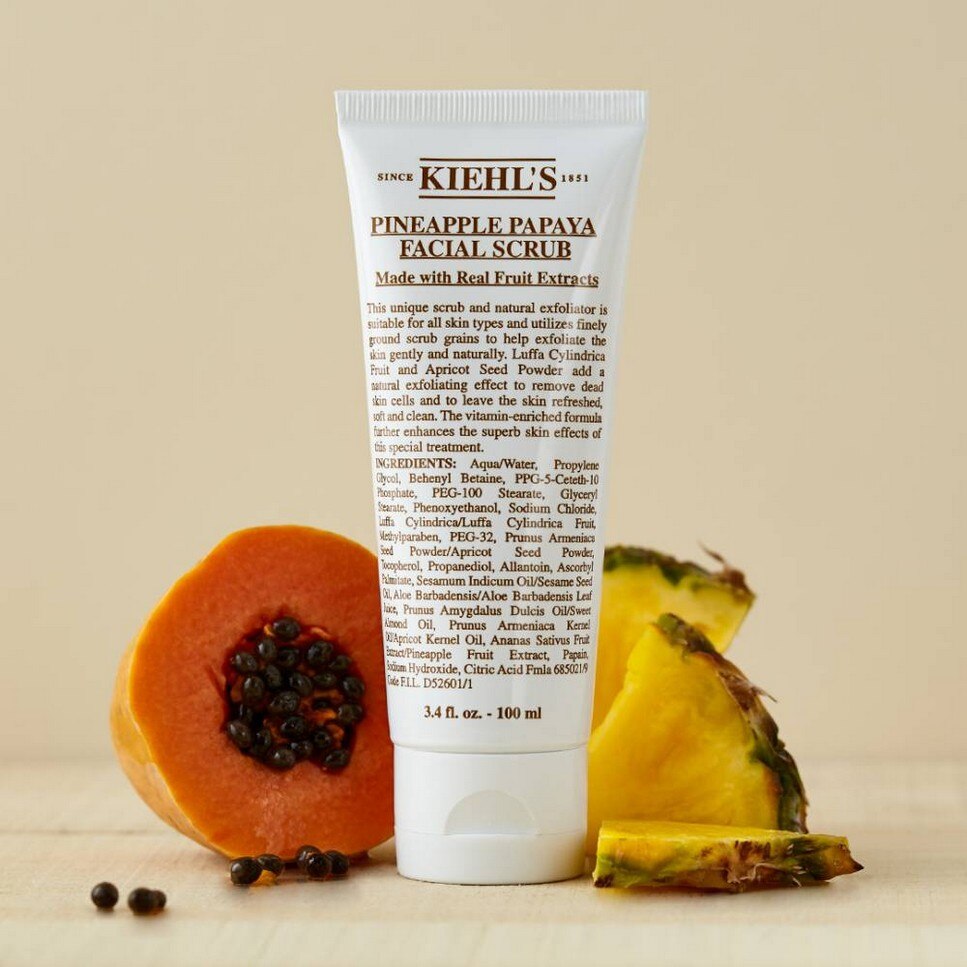 Pineapple Papaya Facial Scrub - 100 ml 3