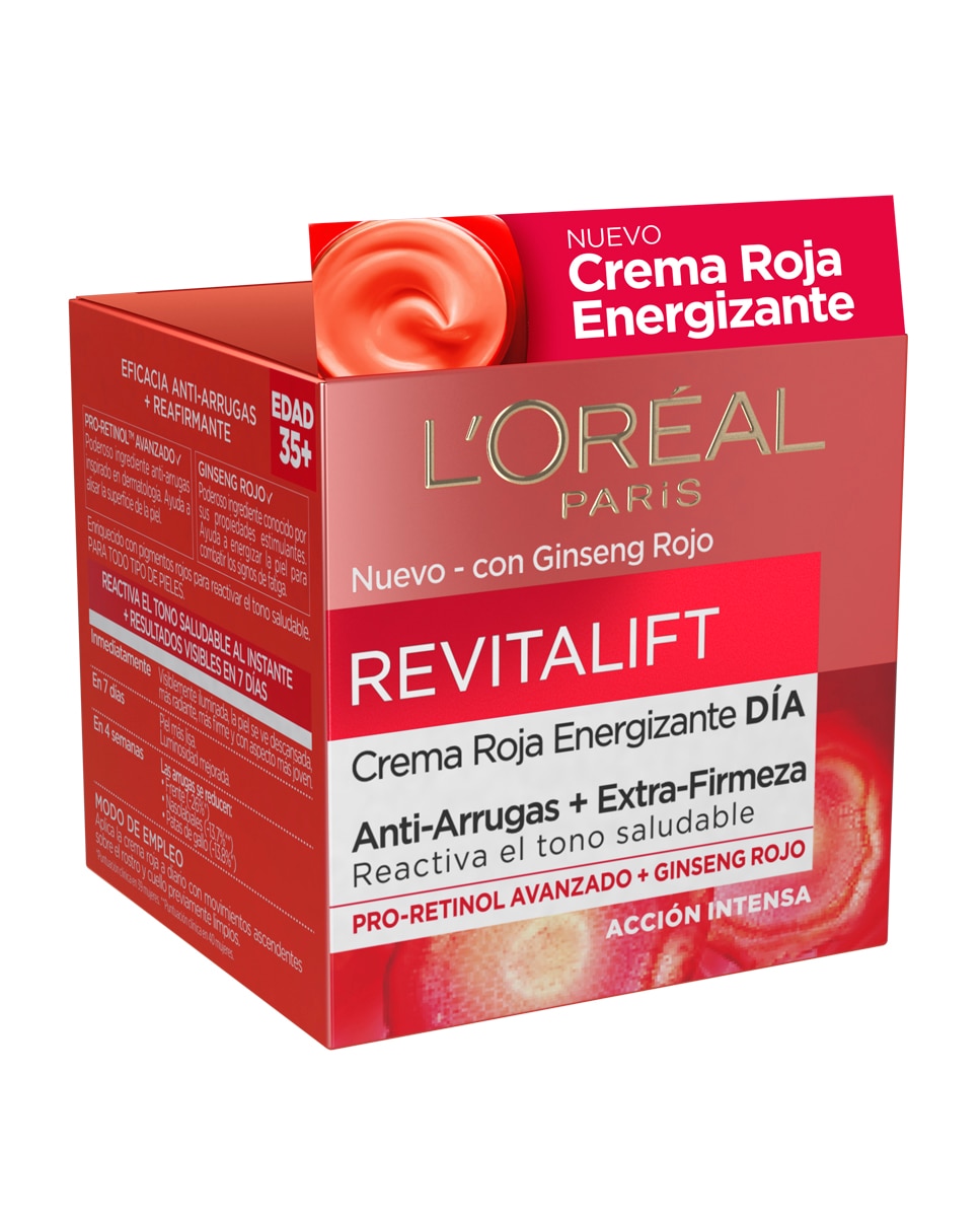 Creme Vermelho Energizante Revitalift 50ml L'Oréal Paris 3